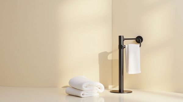L’élégance du porte-serviettes noir pour sublimer la salle de bain